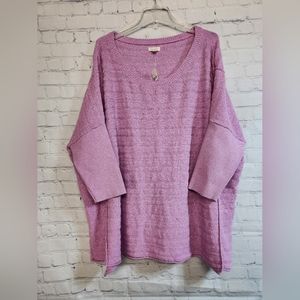 Pilcro x Anthropologie/ Lavender Sweater Tunic no tags but worn once